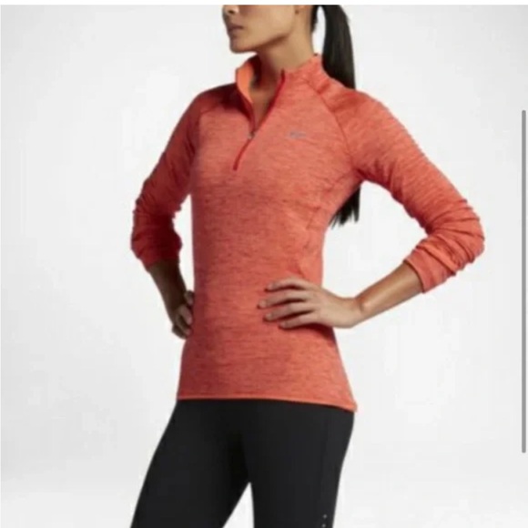 Nike fleece lined long sleeve half zip pullover M - Picture 1 of 11